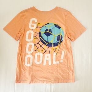 Peek Boys Soccer Run Pass Shoot Goal T Shirt Top Sz M 8